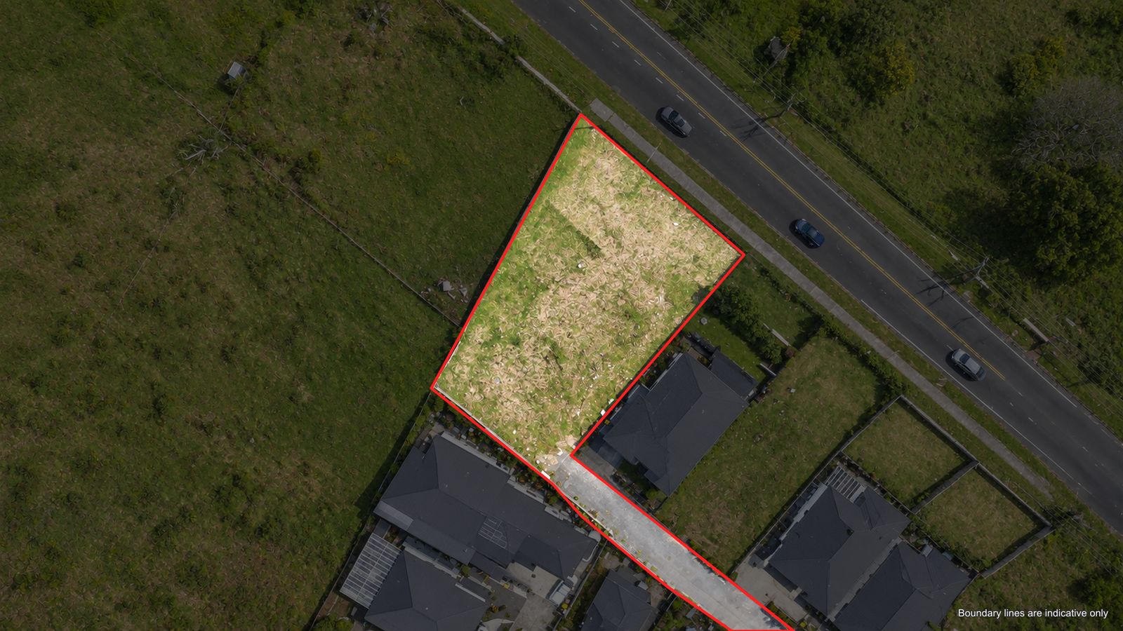 Top-down boundary frame — 49 Hing Street, Flat Bush, Manukau