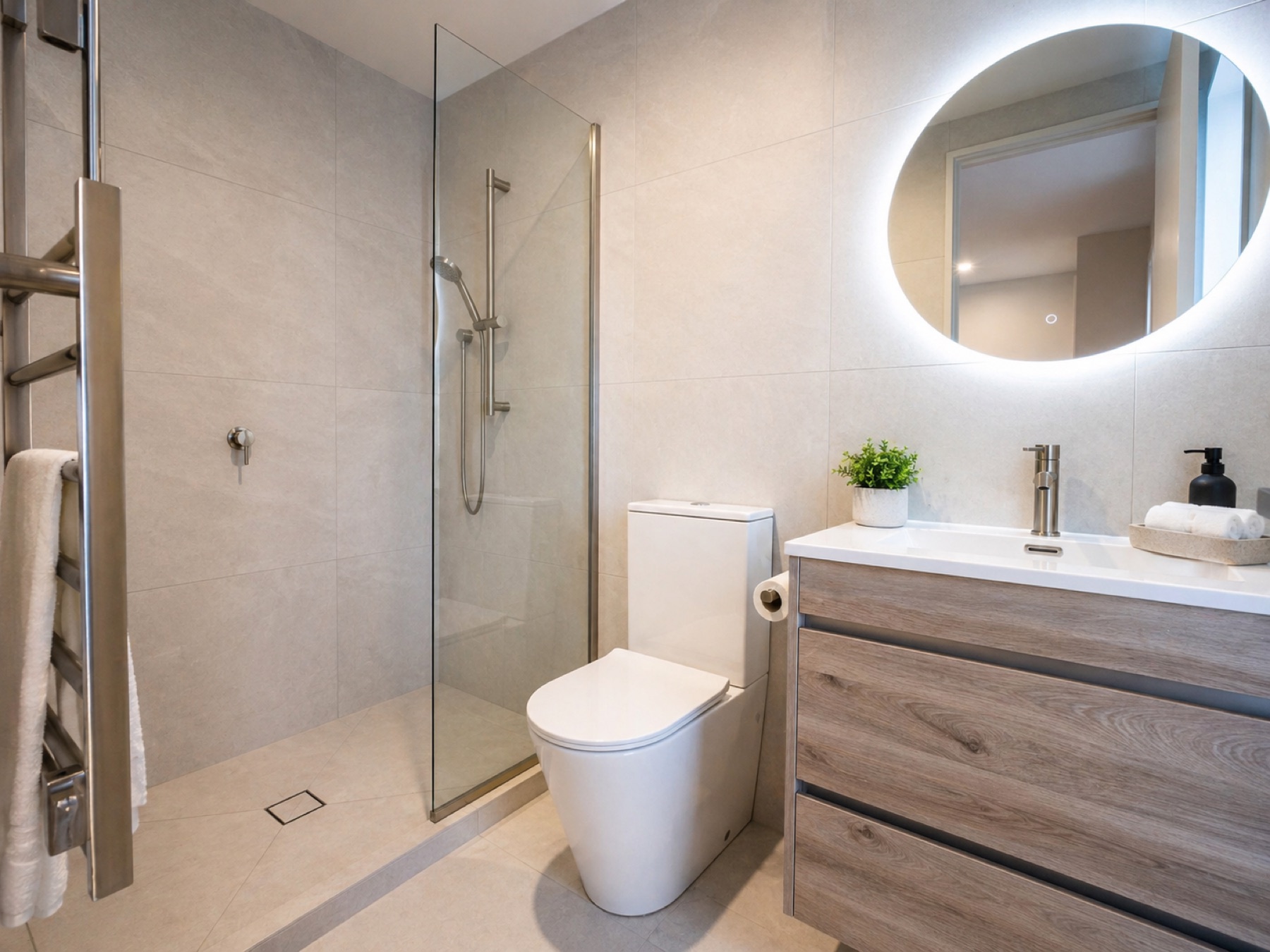Bathroom at 8/26 Owens Road, Epsom